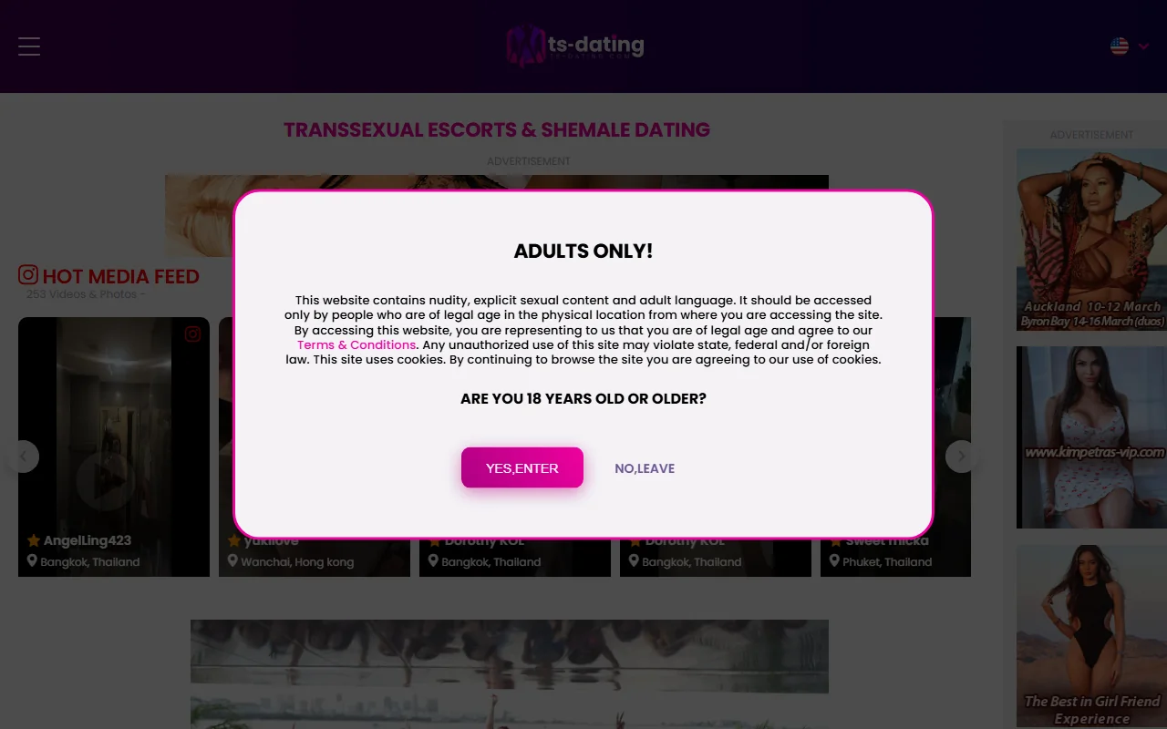 Screenshot: Tsdating Screenshot of Tsdating